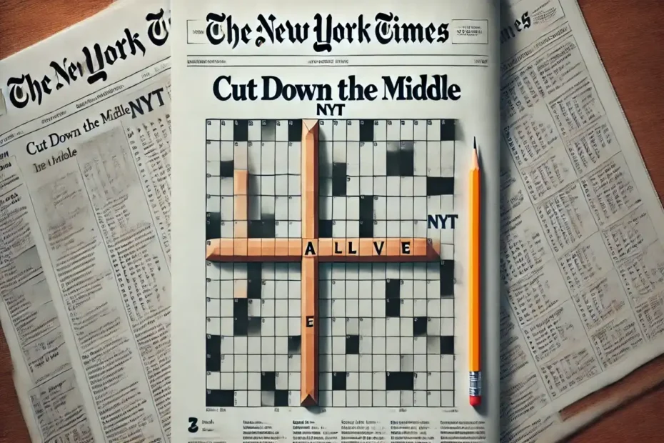 Cut Down the Middle NYT