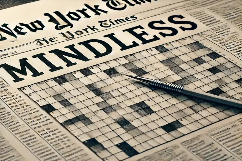 Mindless NYT Crossword