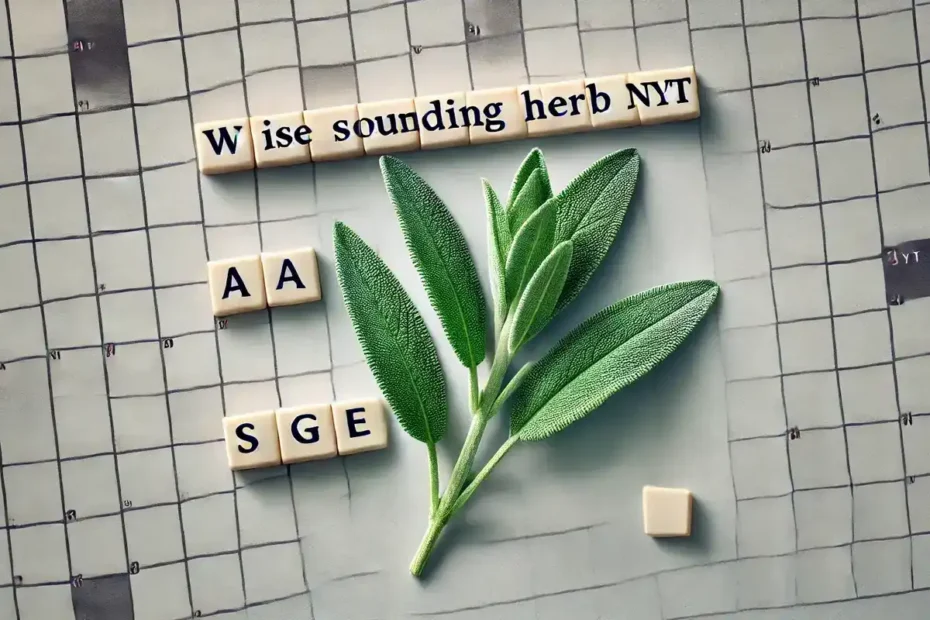 Wise Sounding Herb NYT