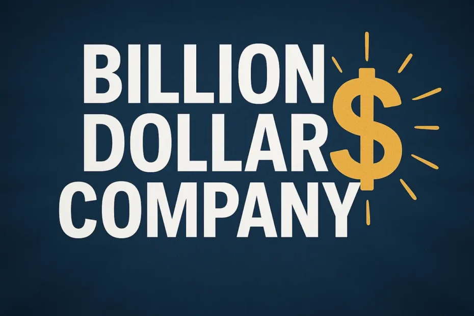 Billion Dollar Company Exclamation