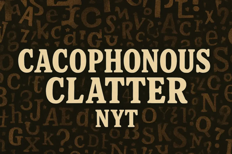 Cacophonous Clatter NYT