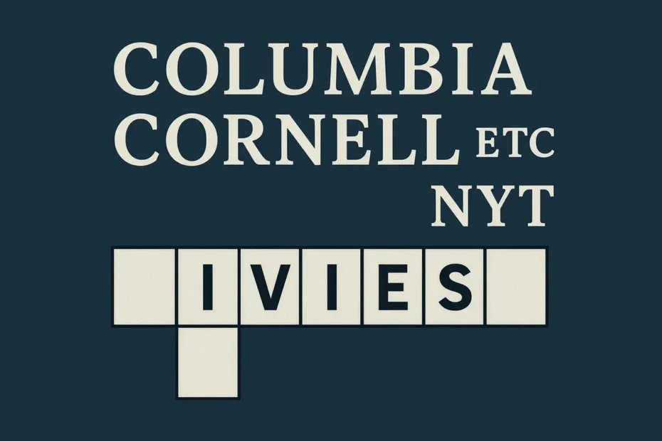 Columbia Cornell etc NYT