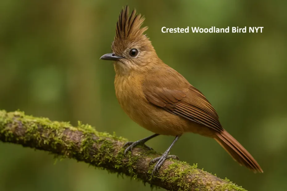 Crested Woodland Bird NYT