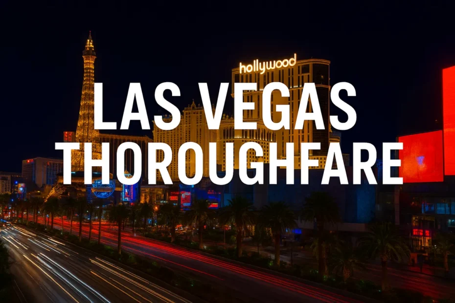 Las Vegas Thoroughfare NYT