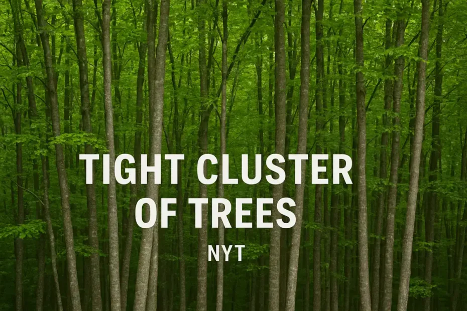 Tight Cluster of Trees NYT