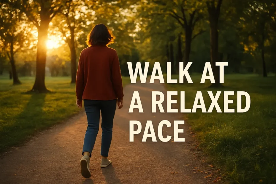 Walk at a Relaxed Pace NYT