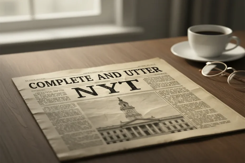 Complete and Utter NYT