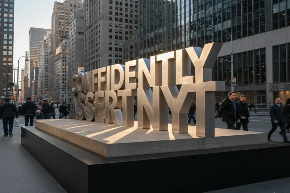 Confidently Assert NYT