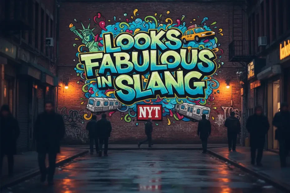 Looks Fabulous in Slang NYT