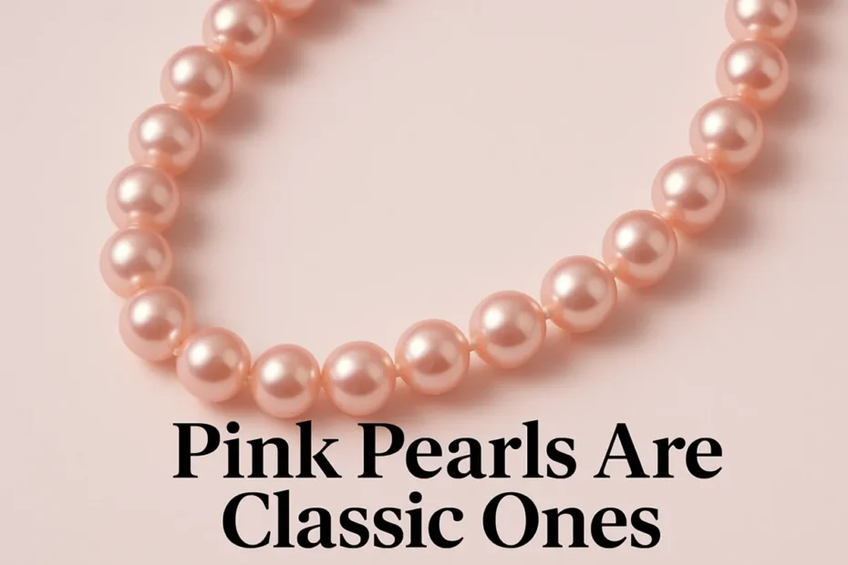 Pink Pearls Are Classic Ones NYT