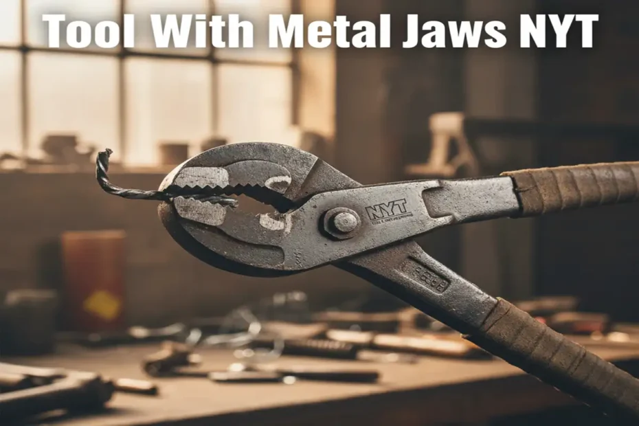 Tool With Metal Jaws NYT