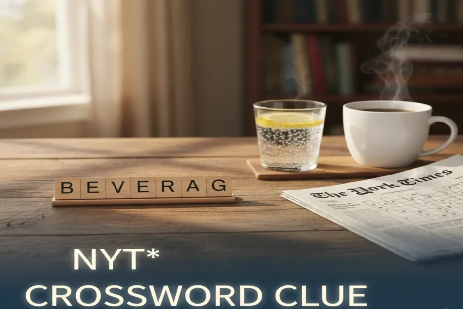 Word That Means Beverage NYT