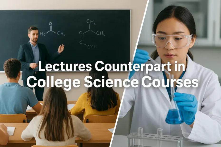 Lectures Counterpart in College Science Courses